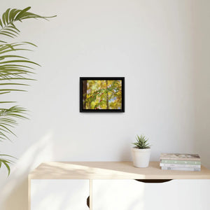 Bold Honeysuckle Berries Matte Canvas - Black Frame - Dipaliz - Posters Prints & Visual Artwork