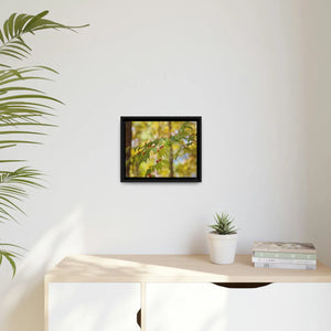 Bold Honeysuckle Berries Matte Canvas - Black Frame - Dipaliz - Posters Prints & Visual Artwork