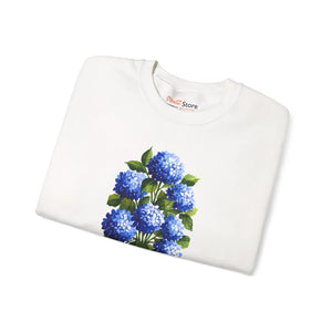 Dipaliz Hydrangea Bouquet Crewneck Sweatshirt Cotton - Sweatshirts