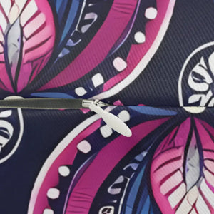 Spun Polyester Lumbar Pillow - Indian Colorful Pattern - Dipaliz - 20’’ × 14’’ - Pillows