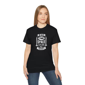 Ultra Cotton Tee Into the Space Universe Explorer Style - Dipaliz - Decor