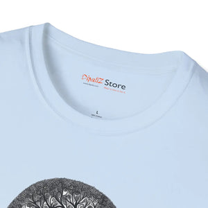 Intricate Tree Softstyle t Shirt - Cotton Design - Dipaliz - T-shirts