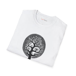 Intricate Tree Softstyle t Shirt - Cotton Design - Dipaliz - T-shirts