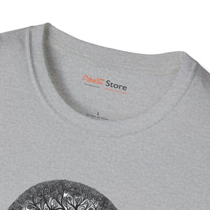 Intricate Tree Softstyle t Shirt - Cotton Design - Dipaliz - T-shirts