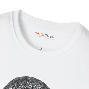 Intricate Tree Softstyle t Shirt - Cotton Design - Dipaliz - T-shirts