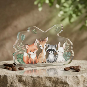 Dipaliz Jungle Animals Custom Cut Statue Acrylic Decor - Sculptures & Statues