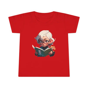 Little Reader Toddler Tee - Soft Cotton Book Design - Dipaliz - Baby & Clothing