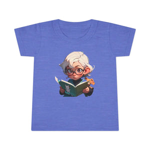 Little Reader Toddler Tee - Soft Cotton Book Design - Dipaliz - Baby & Clothing