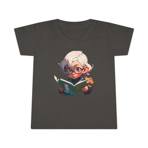 Little Reader Toddler Tee - Soft Cotton Book Design - Dipaliz - Baby & Clothing