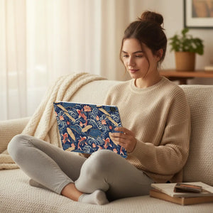 Dipaliz Koi Pond Tablet Folio Case Vegan Leather Ipad Cover - Computer Accessories
