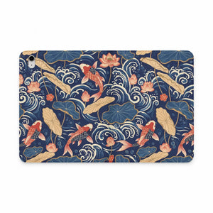 Dipaliz Koi Pond Tablet Folio Case Vegan Leather Ipad Cover - Computer Accessories