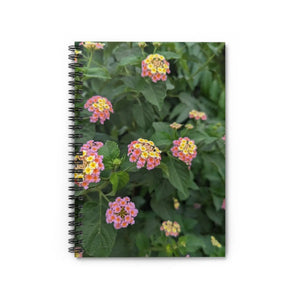Vibrant Notebook Ruled Line - Lantana Flowers - Dipaliz - Notebooks & Notepads