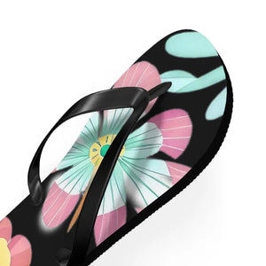 Shoes - Unisex Flip Flops Large Beautiful Flowers Beach Style Dipaliz