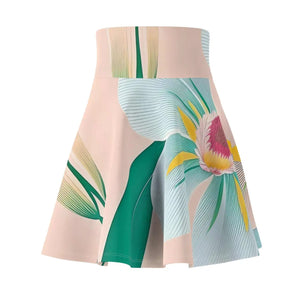 Blooming Blue Skater Skirt - Polyester Spandex - Dipaliz - Skirts - l