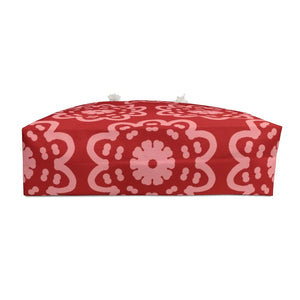 Floral Polyester Weekender Bag - Large Flowers - Dipaliz - Tote Bags
