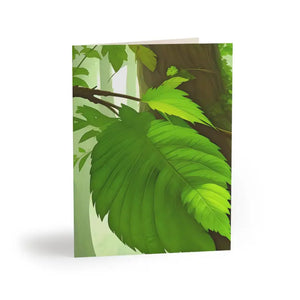 Foliage Greeting Card - Women’s Fashion Style - Dipaliz - 16 Pcs / Matte / 4.25” x 5.5” - & Note Cards