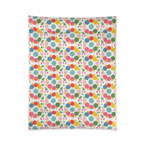 Large Polka Dots Blanket – Oversized Poly - Dipaliz - Quilts & Comforters