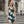 Teal Dress – Large Showy Flowers Party - Dipaliz - Dresses - Xs