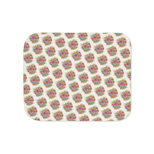 Sherpa Blanket Large Vibrant Flowers Plush - Dipaliz - Blankets