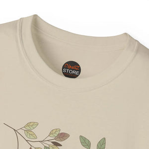 Cozy Unisex Cotton Tee - Fall Foliage Ultra - Dipaliz - T-shirts