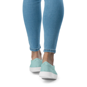 Teal Leaf Women’s Slip Canvas Shoes - Women Uk Europe - Dipaliz - Sneakers