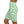 Light Floral Pattern on Green Women’s Mini Skirt - Skirts - Xs