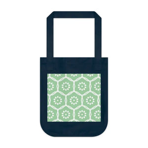 Floral Pattern Tote Bag Green Eco Friendly Style Dipaliz - Bags