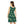 Light Green Floral Skater Dress – Garden Party - Dipaliz - Dresses - s