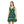 Light Green Floral Skater Dress – Garden Party - Dipaliz - Dresses - s