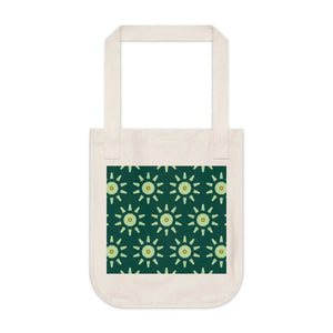 Bold Green Canvas Tote Bag - Organic Eco Design - Dipaliz - Bags