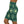 Light Green Pattern on Dark Women’s Mini Skirt - Skirts - Xs