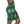 Light Green Pattern on Dark Women’s Mini Skirt - Skirts - Xs