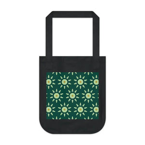 Canvas Tote Bag Bold Green Eco Pattern Dipaliz - one Size / Black - Bags