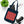 Vibrant Canvas Tote Bag - Organic Red Pattern - Dipaliz - Bags