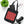 Vibrant Canvas Tote Bag - Organic Red Pattern - Dipaliz - Bags