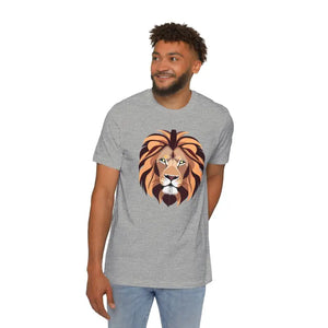 T-shirt - Lion Tee Deluxe Unisex Cotton Jersey Short Sleeve - Dipaliz