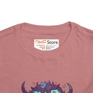 Cute Monster Toddler t Shirt - Playful Comfort Tee - Dipaliz - Baby & Clothing