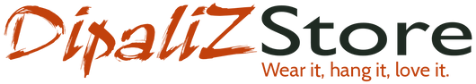 DipaliZ Store logo with the tagline Wear it, hang it, love it.