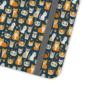 Chic Samsung Galaxy S22 Flip Cases - Faux Leather - Dipaliz - Mobile Phone