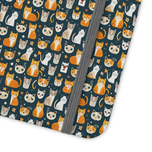 Chic Samsung Galaxy S22 Flip Cases - Faux Leather - Dipaliz - Mobile Phone