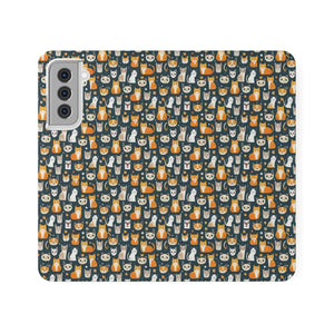 Chic Samsung Galaxy S22 Flip Cases - Faux Leather - Dipaliz - Mobile Phone