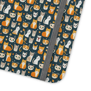 Chic Samsung Galaxy S22 Flip Cases - Faux Leather - Dipaliz - Mobile Phone