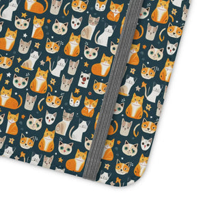 Chic Samsung Galaxy S22 Flip Cases - Faux Leather - Dipaliz - Mobile Phone