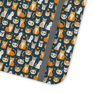 Chic Samsung Galaxy S22 Flip Cases - Faux Leather - Dipaliz - Mobile Phone