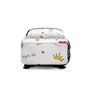 Roomy Hearts Backpack - Lightweight Spun Polyester - Dipaliz - Backpacks