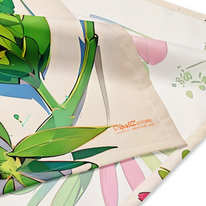 Print Bandana - Lovely Flowers Nature Scarf - Dipaliz - and Scarves