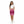 Magenta Mid-waist Pencil Skirt, Stretchy Slim-fit Women’s Mini - Skirts - Xs