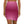 Magenta Mid-waist Pencil Skirt, Stretchy Slim-fit Women’s Mini - Skirts - Xs