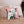 DipaliZ magnolia flower pillow, seam and concealed zip edge
