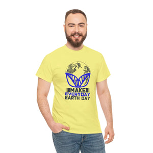 Deluxe Earth Day Cotton t Shirt - Make Everyday - Dipaliz - T-shirts